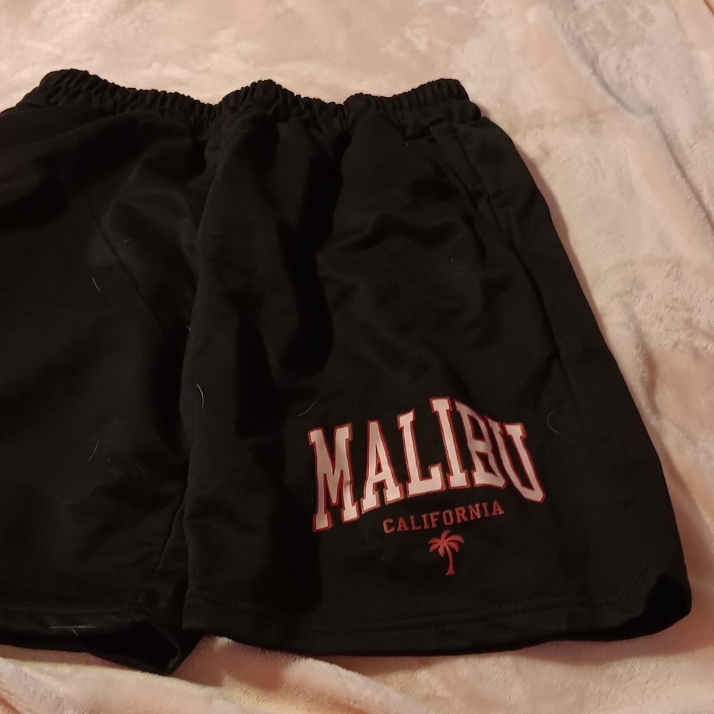Black Malibu California Shorts